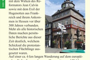 Flyer zur literarischen Wanderung