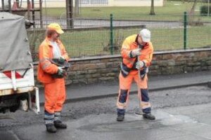 Beseitigung der Straßenschäden