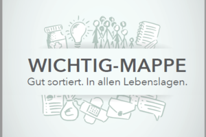 Deckblatt der Wichtig Mappe