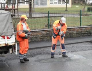 Beseitigung der Straßenschäden