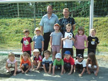 Kindertagesstätte Uckersdorf im Fußballfieber