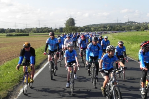 Radtour Menschen f. Kinder