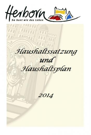 Haushaltsentwurf 2014